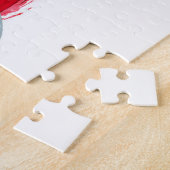 Oneindigheid met rode wijn legpuzzel (Zijkant)