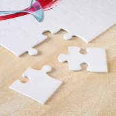 Oneindigheid met rode wijn legpuzzel (Zijkant)