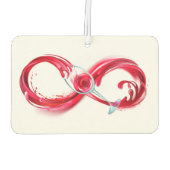 Oneindigheid met rode wijn luchtverfrisser (Achterkant)