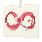 Oneindigheid met rode wijn luchtverfrisser (Links)