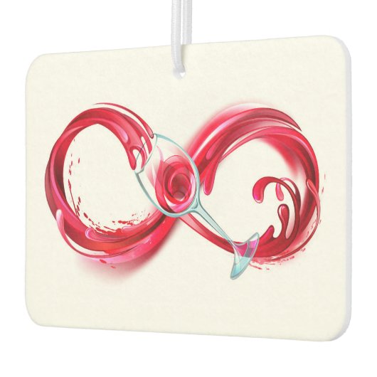 Oneindigheid met rode wijn luchtverfrisser (Links)