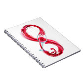 Oneindigheid met rode wijn notitieboek (Rechterzijde)
