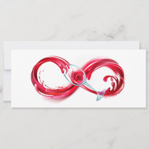 Oneindigheid met rode wijn save the date