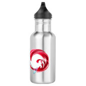 Oneindigheid met rode wijn waterfles (Rechts)