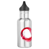 Oneindigheid met rode wijn waterfles (Links)