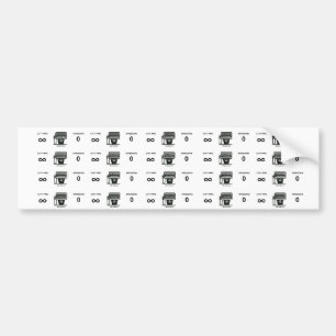 Oneindigheid MPG / 0-emissies Bumpersticker
