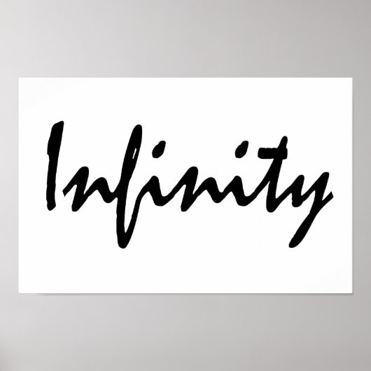 Oneindigheid Poster (Voorkant)