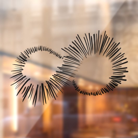 Oneindigheid Raamsticker (Vel 2)