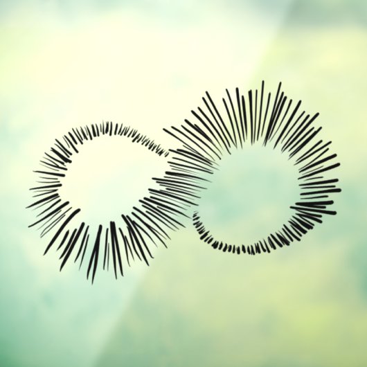 Oneindigheid Raamsticker (Vel 3)