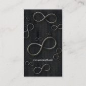 Oneindigheid - Scientist Dark Grey Visitekaartje (Achterkant)