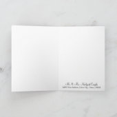 Oneindigheid Symbool Teken Oneindige Liefde Trouw  Bedankkaart (Binnen)