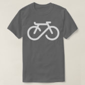 oneindigheid van het fietsen t-shirt (Design voorkant)