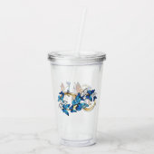 Oneindigheid van Monarch Vlinders Acryl Drinkbeker (Achterkant)