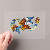 Oneindigheid van Monarch Vlinders Acryl Uitnodigingen (Insitu (Draagbaar))
