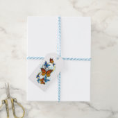 Oneindigheid van Monarch Vlinders Cadeaulabel (Met Touw)