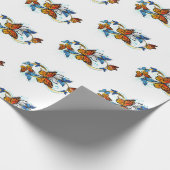 Oneindigheid van Monarch Vlinders Cadeaupapier (Hoek)