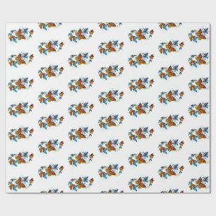 Oneindigheid van Monarch Vlinders Cadeaupapier