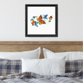 Oneindigheid van Monarch Vlinders Canvas Afdruk (Insitu (Slaapkamer))
