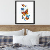 Oneindigheid van Monarch Vlinders Canvas Afdruk (Insitu (Slaapkamer))