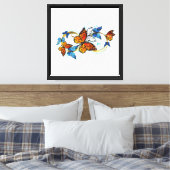 Oneindigheid van Monarch Vlinders Canvas Afdruk (Insitu (Slaapkamer))