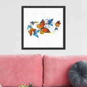 Oneindigheid van Monarch Vlinders Canvas Afdruk (Insitu (Woonkamer))