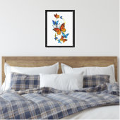 Oneindigheid van Monarch Vlinders Canvas Afdruk (Insitu (Slaapkamer))
