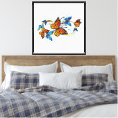 Oneindigheid van Monarch Vlinders Canvas Afdruk (Insitu (Slaapkamer))