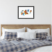 Oneindigheid van Monarch Vlinders Canvas Afdruk (Insitu (Slaapkamer))
