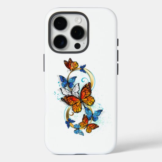 Oneindigheid van Monarch Vlinders Case-Mate iPhone Case (Achterkant)