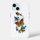Oneindigheid van Monarch Vlinders Case-Mate iPhone Case (Achterkant)