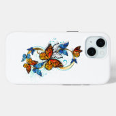 Oneindigheid van Monarch Vlinders Case-Mate iPhone Case (Achterkant (horizontaal))