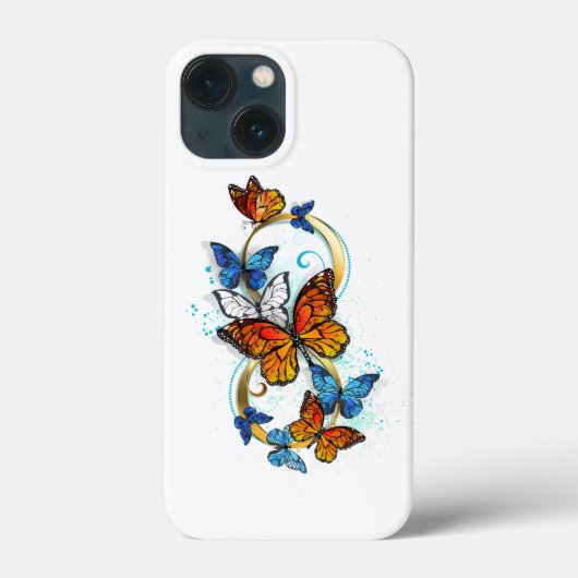 Oneindigheid van Monarch Vlinders Case-Mate iPhone Case (Achterkant)