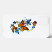 Oneindigheid van Monarch Vlinders Case-Mate iPhone Case (Achterkant (horizontaal))