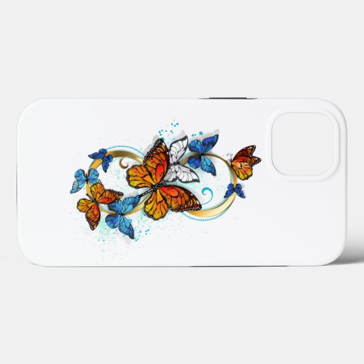 Oneindigheid van Monarch Vlinders Case-Mate iPhone Case (Achterkant (horizontaal))