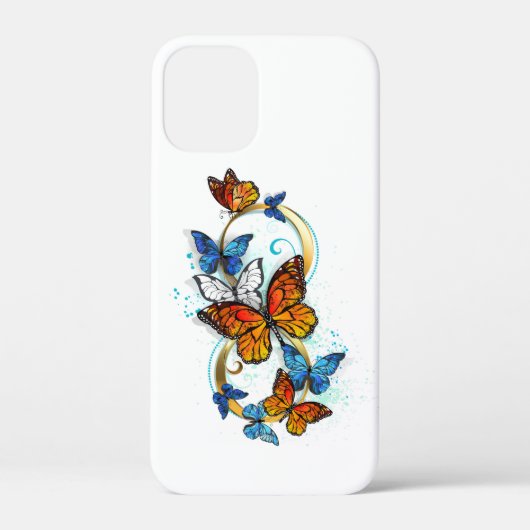 Oneindigheid van Monarch Vlinders Case-Mate iPhone Case (Achterkant)