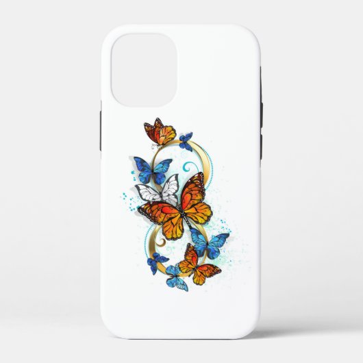 Oneindigheid van Monarch Vlinders Case-Mate iPhone Case (Achterkant)