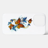 Oneindigheid van Monarch Vlinders Case-Mate iPhone Case (Achterkant (horizontaal))