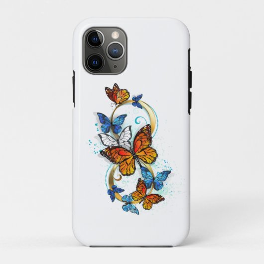 Oneindigheid van Monarch Vlinders Case-Mate iPhone Case (Achterkant)