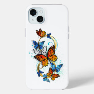 Oneindigheid van Monarch Vlinders iPhone 15 Mini Hoesje