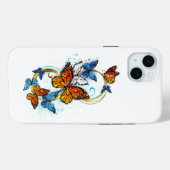 Oneindigheid van Monarch Vlinders Case-Mate iPhone Case (Achterkant (horizontaal))