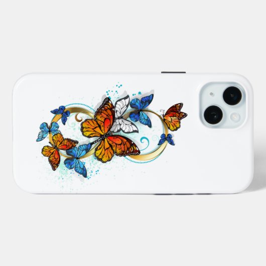 Oneindigheid van Monarch Vlinders Case-Mate iPhone Case (Achterkant (horizontaal))