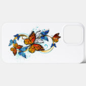 Oneindigheid van Monarch Vlinders Case-Mate iPhone Case (Achterkant (horizontaal))