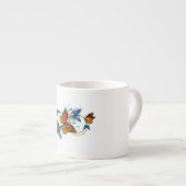 Oneindigheid van Monarch Vlinders Espresso Kop (Voorkant rechts)