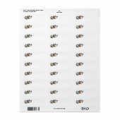 Oneindigheid van Monarch Vlinders Etiket (Full Sheet)