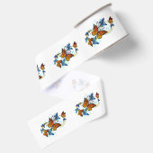 Oneindigheid van Monarch Vlinders Grosgrain Lint (Achterkant)