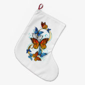 Oneindigheid van Monarch Vlinders Grote Kerstsok (Voorkant (Hangend))