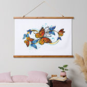 Oneindigheid van Monarch Vlinders Hangend Wandkleed (Slaapkamer)