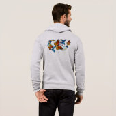 Oneindigheid van Monarch Vlinders Hoodie (Achterkant volledig)