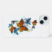 Oneindigheid van Monarch Vlinders iPhone Hoesje (Achterkant horizontaal)