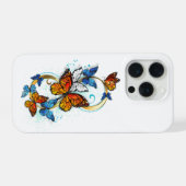 Oneindigheid van Monarch Vlinders iPhone Hoesje (Achterkant horizontaal)